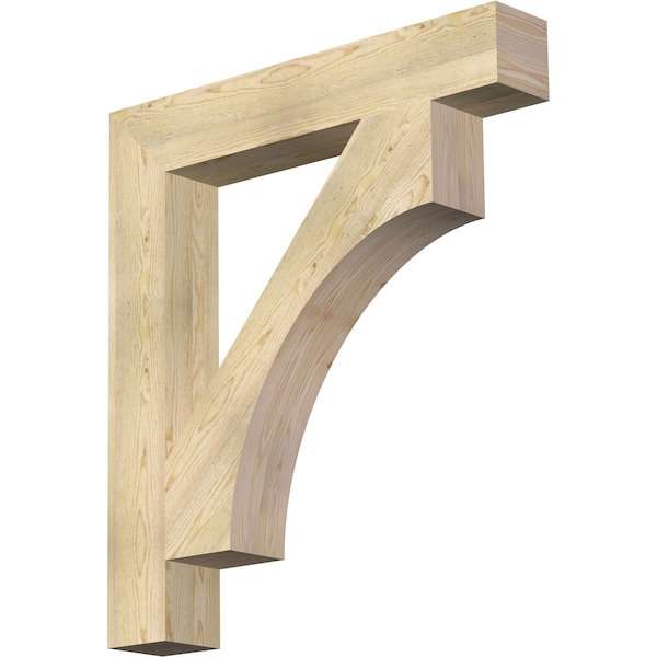 Ekena Millwork Westlake Block Rough Sawn Bracket, Douglas Fir, 6"W x 38"D x 42"H BKT06X38X42WTL05RDF - main
